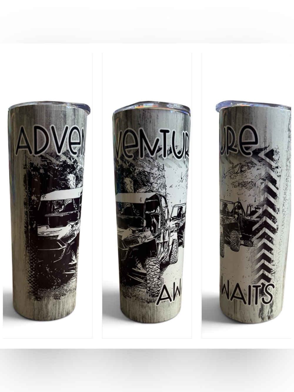 Adventure Awaits ATV 20oz tumbler